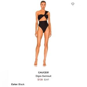 Gauge81 digos swimsuit black